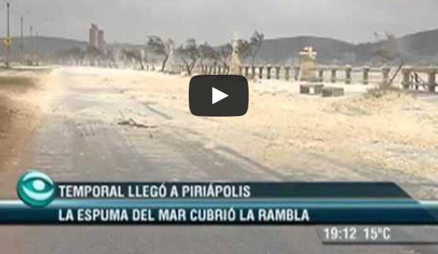 Espuma de mar en Piriápolis